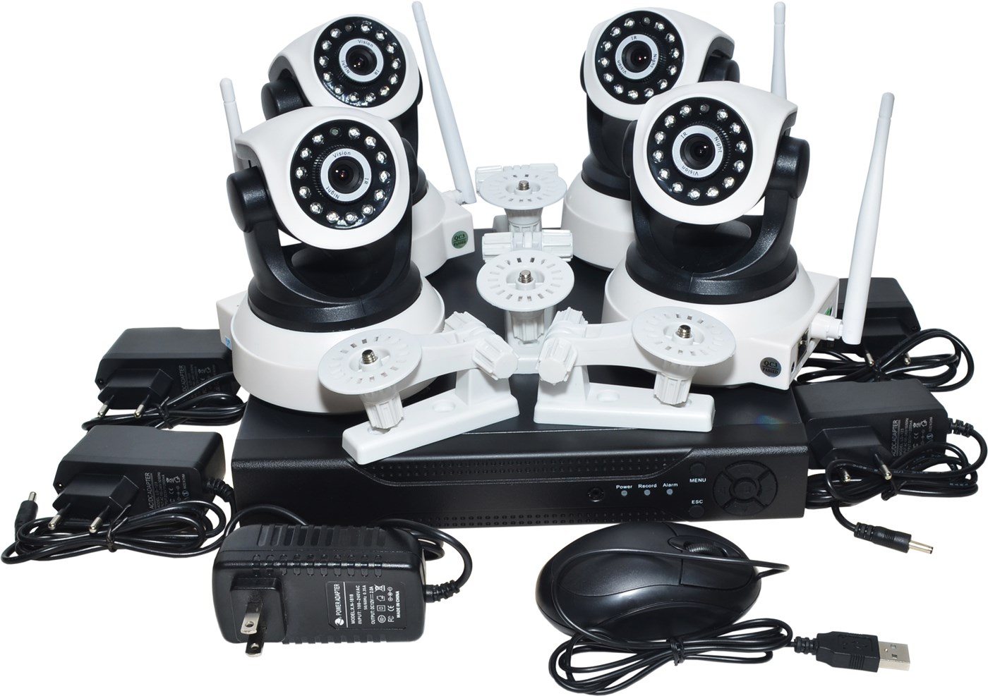 беспроводные камеры для скрытого видеонаблюдения в комплекте с блоком управления